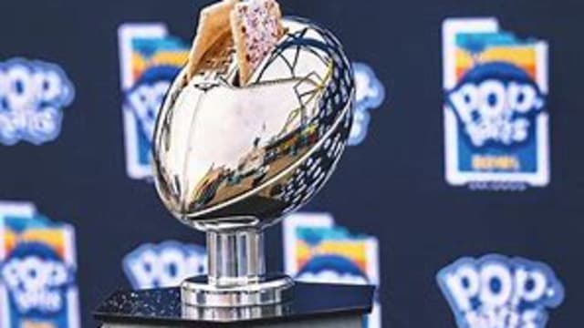 Pop-Tart bowl trophy